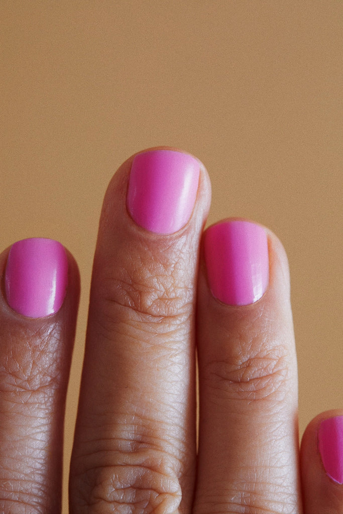 Pink nail polish, nail polish, vegan nail polish, clean nail polish, summer nail polish