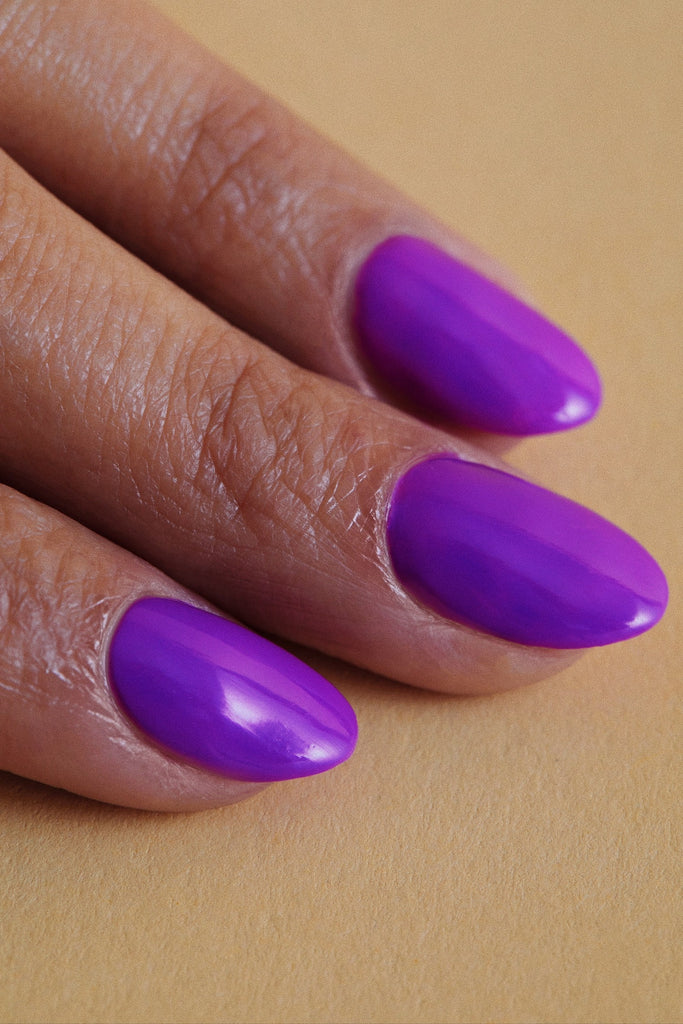 Purple nail polish, nail polish, vegan nail polish, clean nail polish, summer nail polish